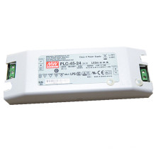 Original MEANWELL 30 W para 100 W série PLC parafuso terminal led driver / led fonte de alimentação 45 W PLC-45-24